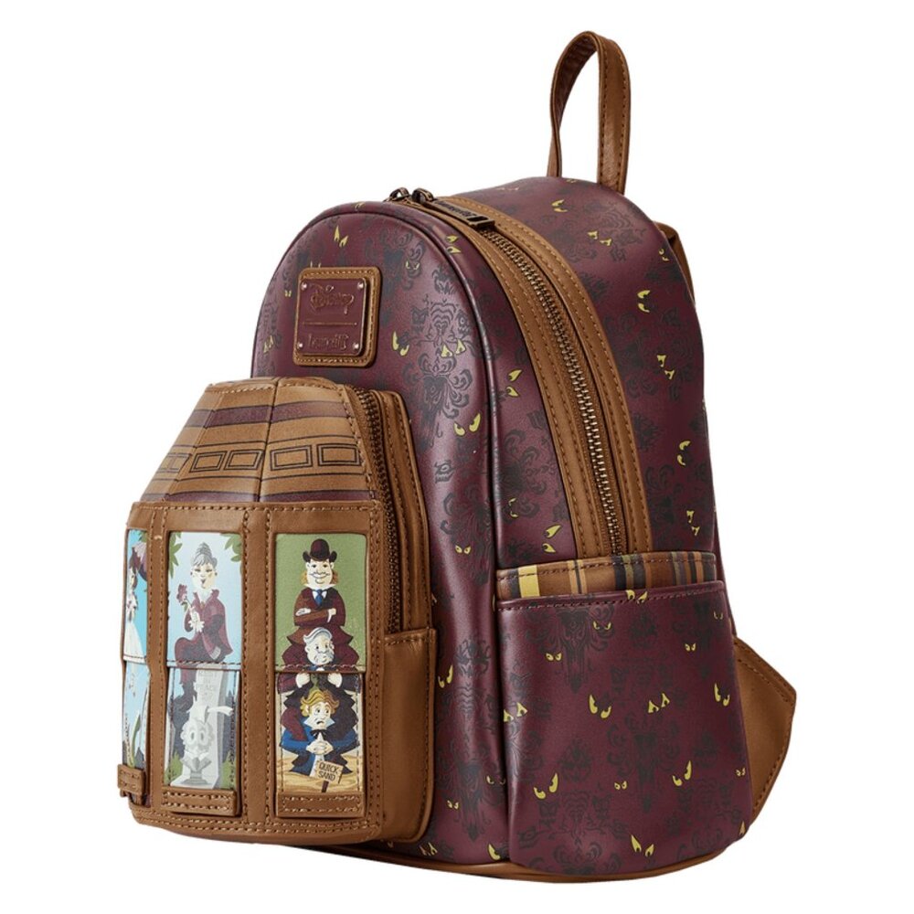 Loungefly Haunted Mansion Stretching Room Portraits Backpack and Wallet Set NWT - Picture 11 of 16
